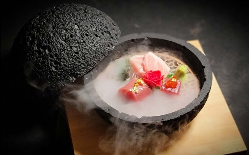 魚 Omakase(HK$1188)以江戶風格保留日本傳統精雕細琢的廚藝。 魚 Omakase(HK$1188)以江戶風格保留日本傳統精雕細琢的廚藝。