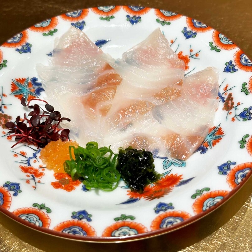 刺身六款—白身魚薄切