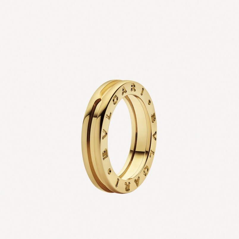 男裝戒指推介：BVLGARI B.Zero1 18K Yellow Gold Ring