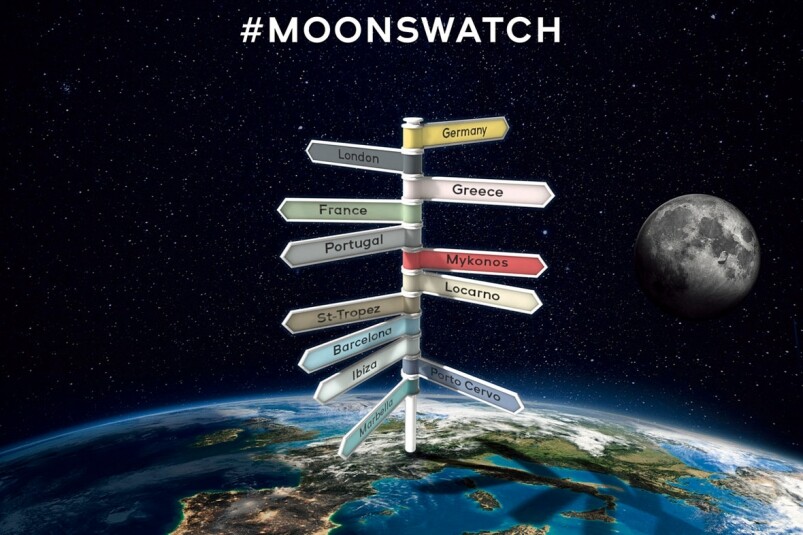 11顆移動的行星！Swatch MoonSwatch的歐洲夏季巡演