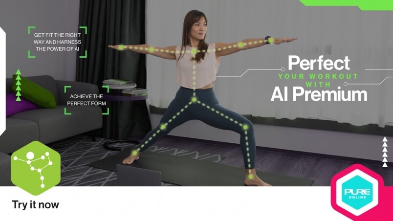AI 教你家中健身做瑜珈？PURE Online 一站式數碼健身平台