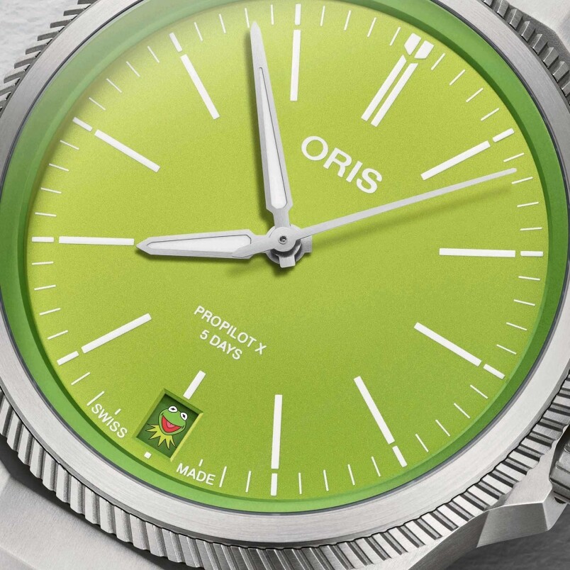 ORIS ProPilot X Kermit聯名腕錶 （HK$34,800）