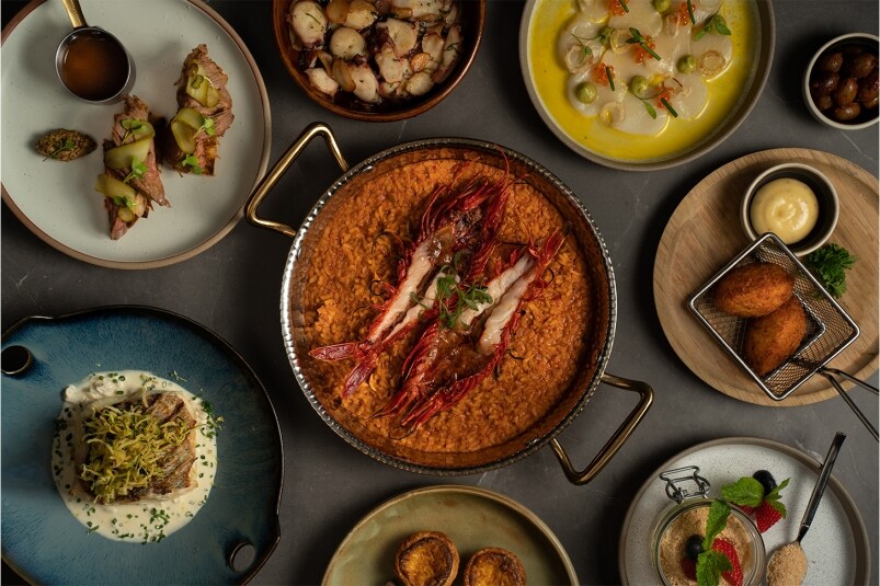 Casa Lisboa 葡萄牙餐廳為慶祝13周年的限定菜單 必試之選：蒜蓉欖油八爪魚、紅蝦蜘蛛蟹肉海鮮飯