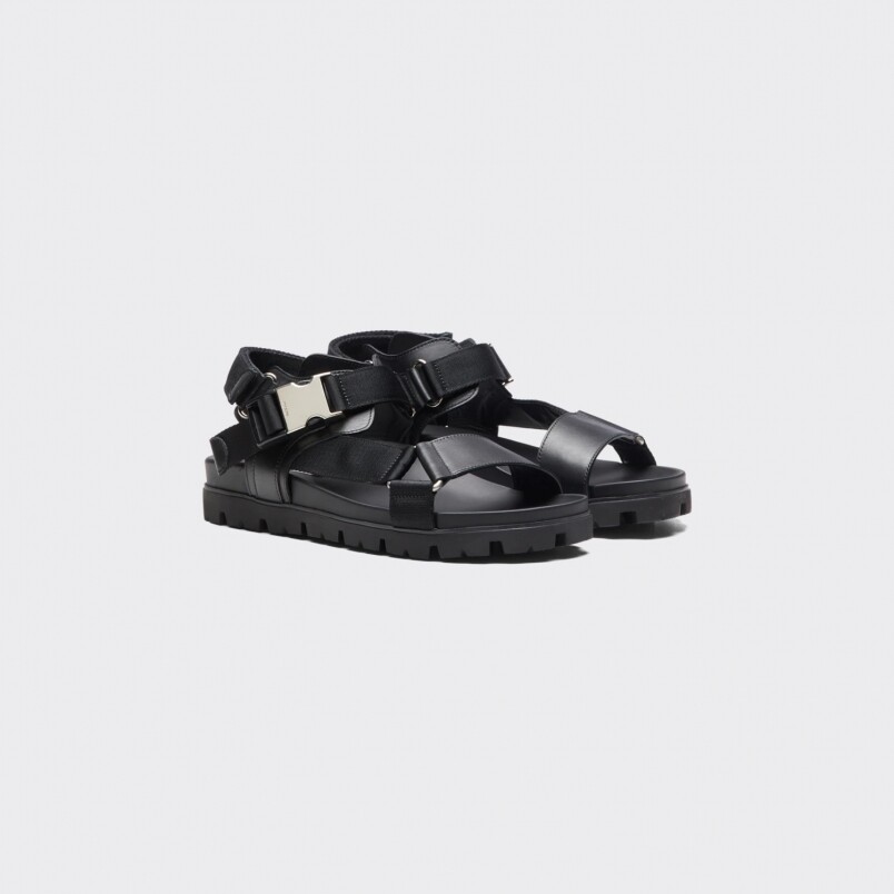Prada Leather and Nylon涼鞋 Prada Leather and Nylon涼鞋