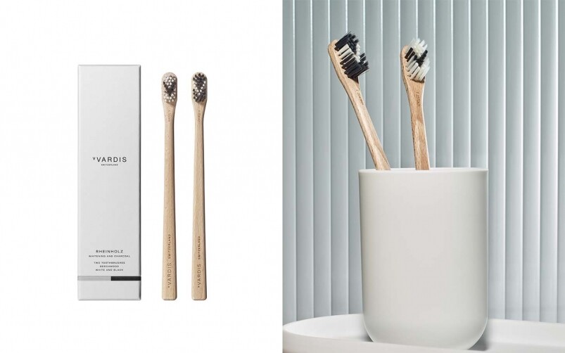 Enamel Caressing Wood Toothbrush  琺瑯質護理櫸木牙刷 HK$190/套