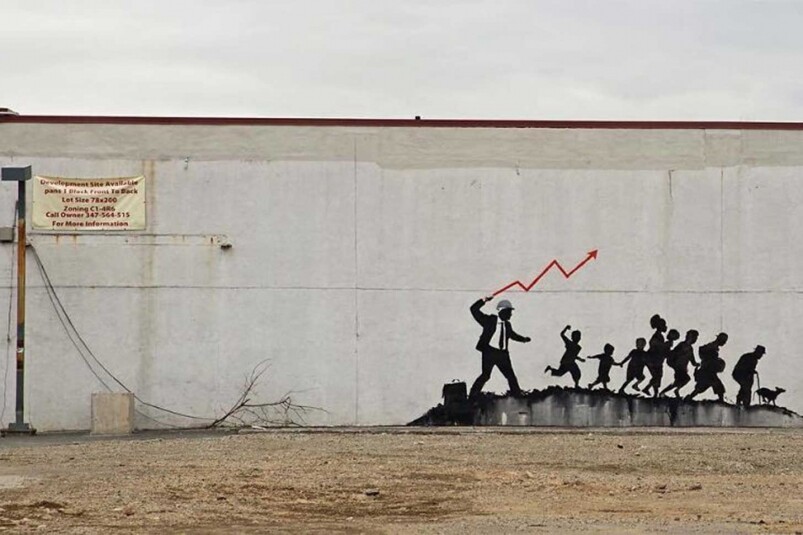 紐約再現Banksy新作！世事真相在街頭繼續呈現！