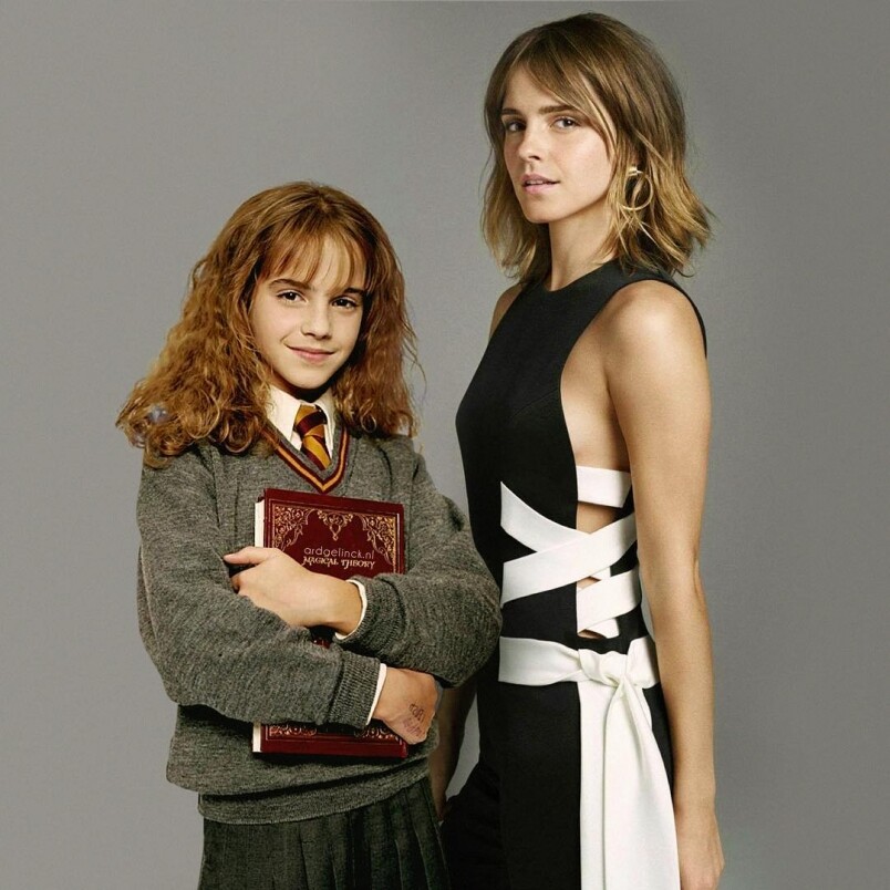 一向在《哈利波特》系列（Harry Potter）飾聰穎機智的可人兒Hermione，長大後卻散發著一種