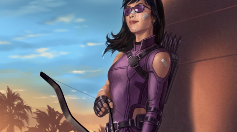 說回新角色Kate Bishop,箭術了得的她於漫畫裡繼承了鷹眼之名,亦擅長使用雙 說回新角色Kate Bishop,箭術了得的她於漫畫裡繼承了鷹眼之名,亦擅長使用雙