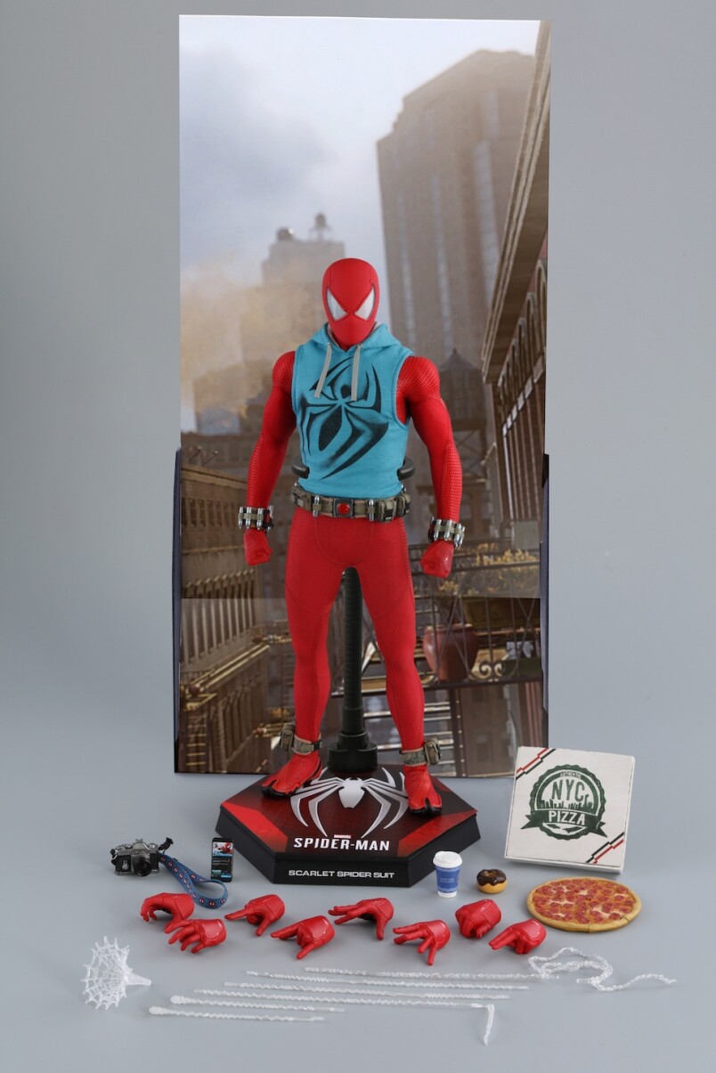 《Marvel’s Spider-Man》蜘蛛俠（緋紅蜘蛛戰衣）1：6比例珍藏人偶預訂價：HK$1,580*除了非