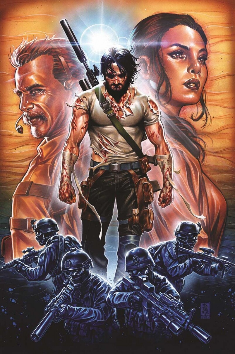 由奇洛李維斯主力創作的《BRZRKR》漫畫,將由Alessandro Vitti繪畫,由Boom! Studios發行,將於10月7 由奇洛李維斯主力創作的《BRZRKR》漫畫,將由Alessandro Vitti繪畫,由Boom! Studios發行,將於10月7