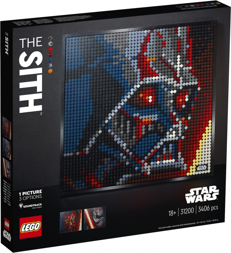 Iron Man以外，還有令全球瘋狂的另⼀部史詩鉅作《星球大戰》（Star Wars）；LEGO ART 31200 Star Wars The