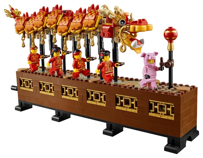 LEGO農曆新年別注版 80102 Dragon Dance對於外國人來說，農曆新年除了吃團年飯，印象