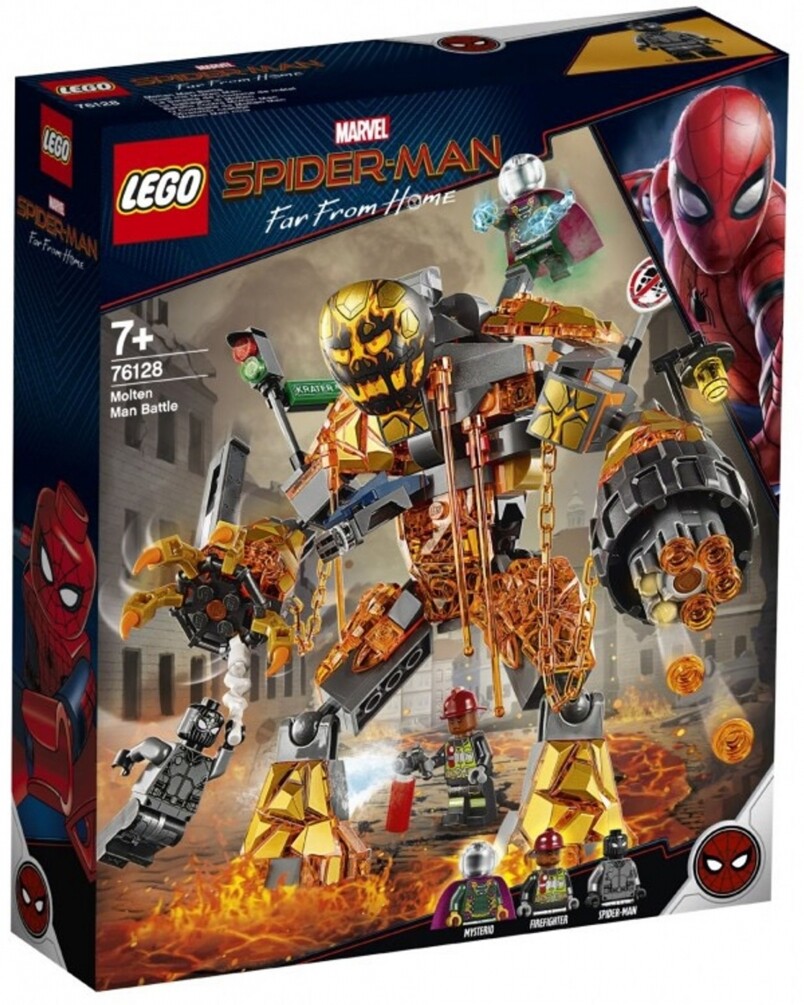 LEGO X Spider-man: Far from Home 76128 Molten Man Battle