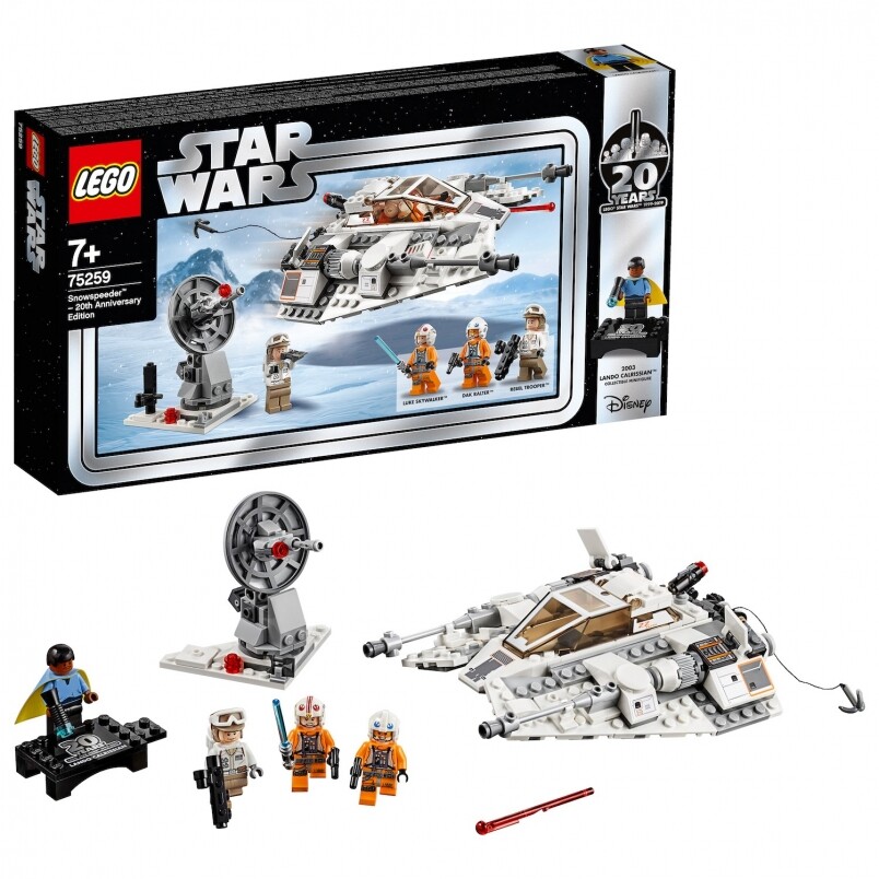 75259 Snowspeeder™ - 20th Anniversary EditionSnowspeeder是反抗軍改裝自T-47 Airspeeders,專為應付Hoth星的冰天雪地環境 75259 Snowspeeder™ - 20th Anniversary EditionSnowspeeder是反抗軍改裝自T-47 Airspeeders,專為應付Hoth星的冰天雪地環境