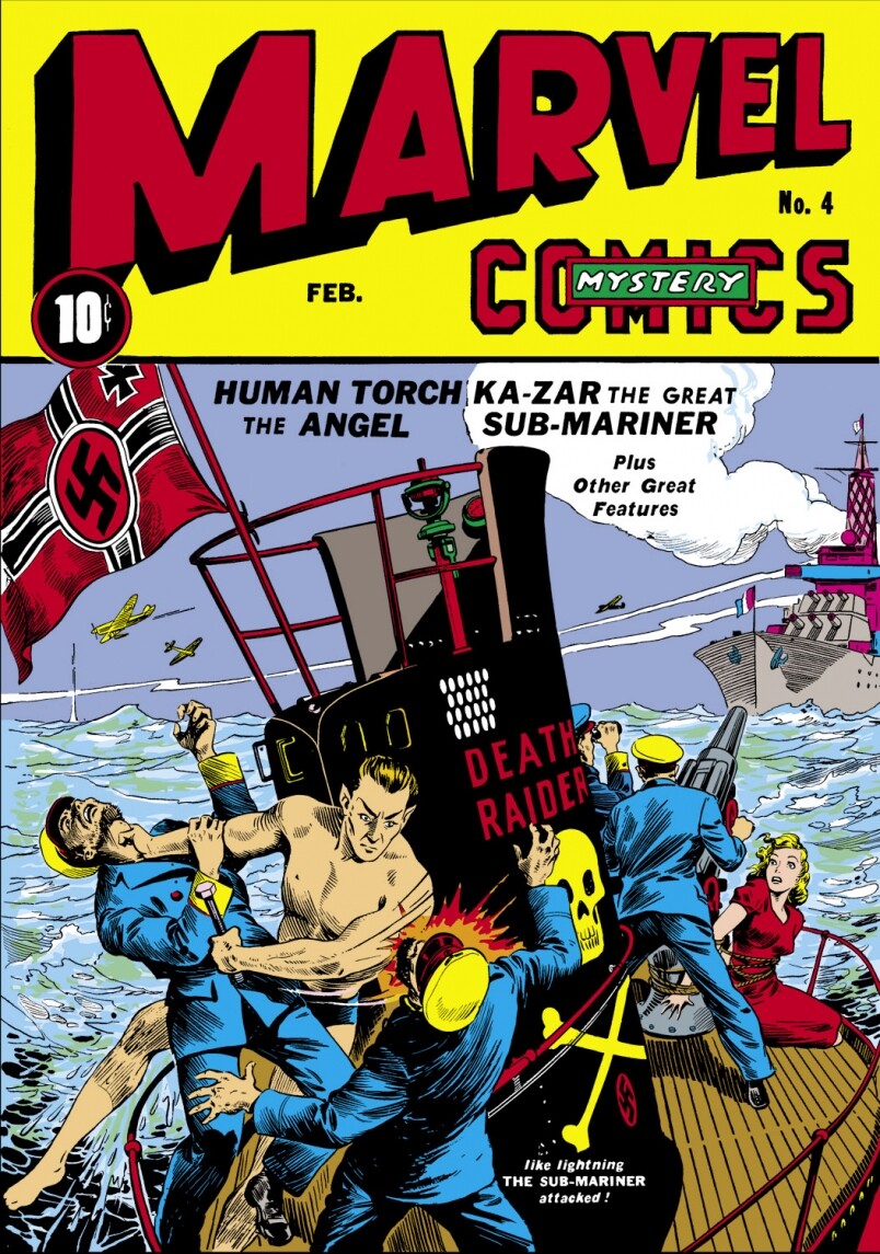 Marvel漫畫史上首位超級英雄－海王納摩海王納摩（Namor）誕生於1939年4月，首次現