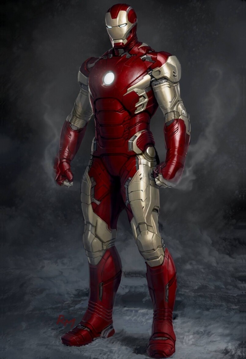 與上次美國隊長一樣，今次Iron Man的概念戰衣同樣由Marvel Studios御用Concept Artist Ryan Meinerding所