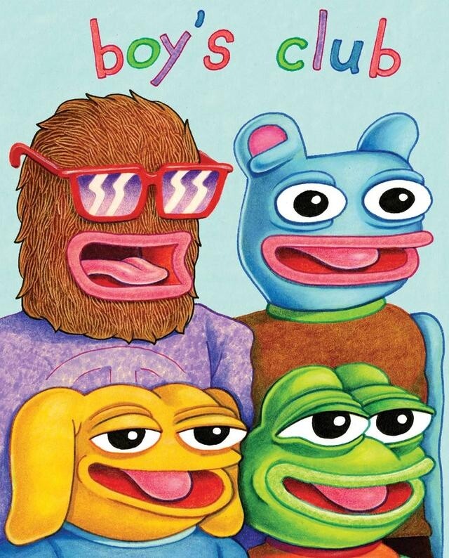 Pepe the Frog源於2005年的一部漫畫系列「Boy’s Club」（男孩俱樂部），原創者漫畫家為Matt