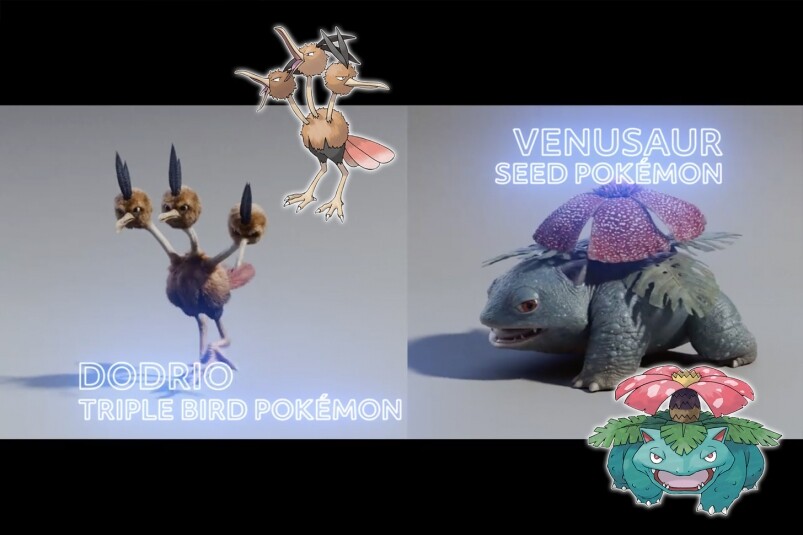 奇異花 Venusaur ／ 多多利 Dodrio奇異花就像食人花跟巨型青蛙的合體，我還是懷念小
