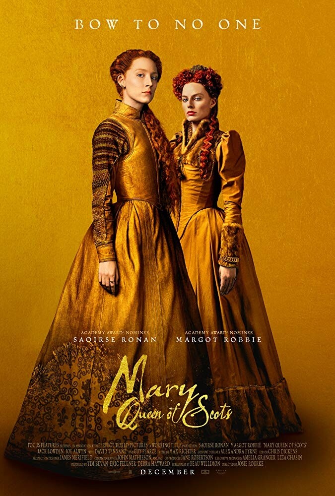 在2018年的《蘇格蘭女王：爭名奪后》（Mary Queen of Scots）之中，茜爾莎羅倫飾演蘇格蘭女