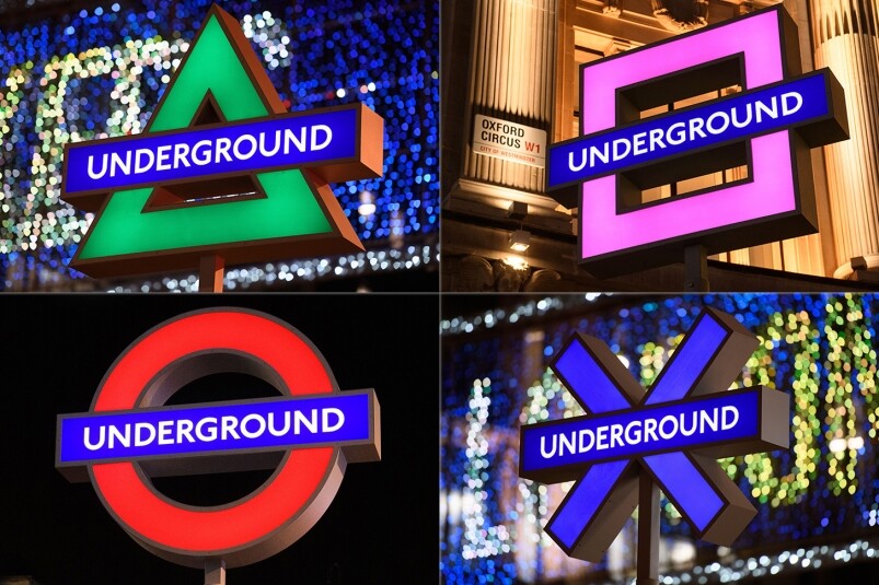 有到過倫敦坐地下鐵，應該也會認得這個搶眼紅色圓形的車站標誌，但這