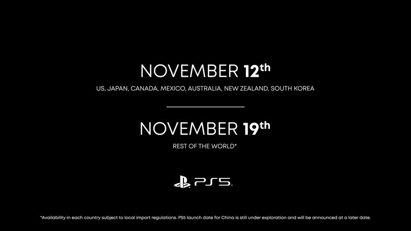 早前傳聞PS5將於2020年尾才推出，但隨著對手微軟宣佈Xbox Series X／S於11月