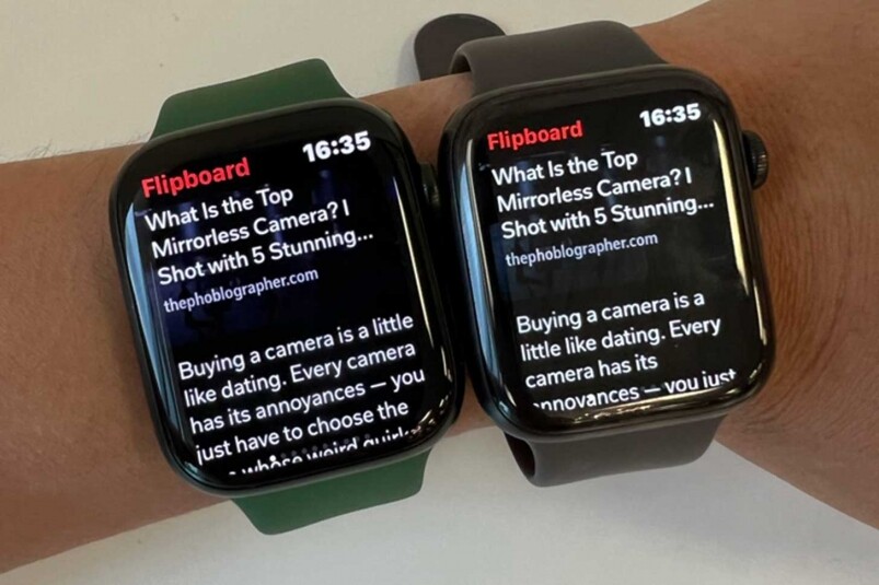 不只於相片，Apple Watch Series 7在實際每日的使用上，當你需要查看訊息時，或者你