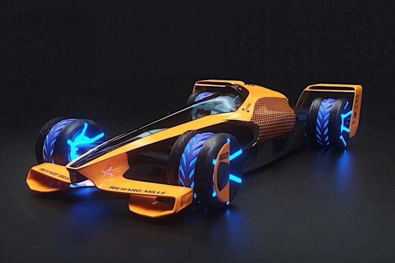 2050年的高智能方程式會如何？由McLaren揭示預想的F1賽車設計