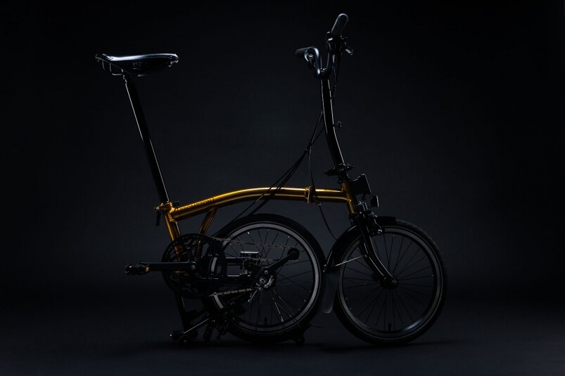 英國手製摺合單車Brompton Bicycle全新20 Years in Asia Gold Edition！