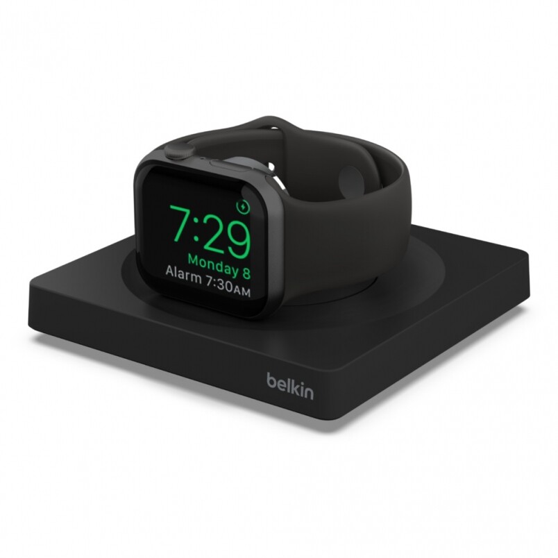 Belkin BOOST↑CHARGE™ PRO 便攜快速充電器有專為Apple Watch而設的全新磁力快速充電模組，因