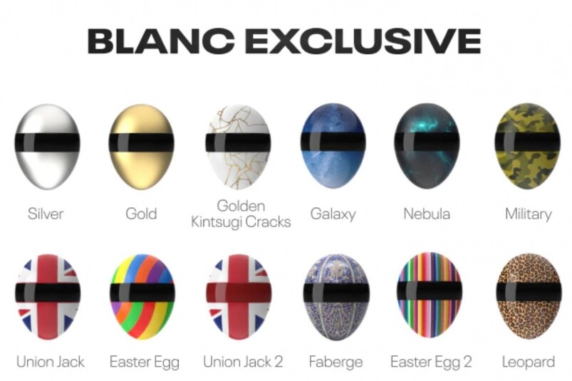 BLANC面罩提供多種花樣款式供用家選擇，既時尚又實用，突顯出個人風格。