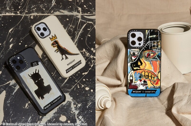 在今次聯乘中，CASETiFY也帶來首個「畫布手機殼」，手機殼將印有Basquiat標誌性的「Skull」畫