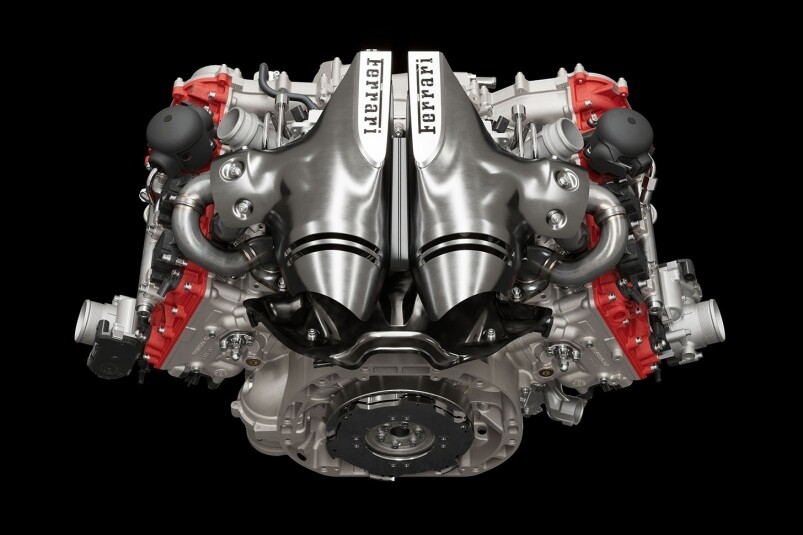 法拉利296 GTB革命性V6混能引擎！830匹馬力中後置引擎布局成為街道焦點