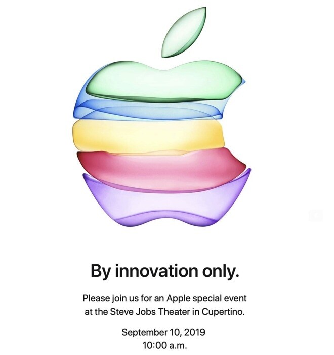 收到全新的APPLE邀請信,就知道新一代的iPhone 11或iPhone XI的發佈日期,會落在第 收到全新的APPLE邀請信,就知道新一代的iPhone 11或iPhone XI的發佈日期,會落在第