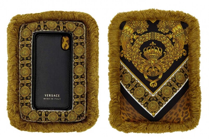 Versace Curtain iPhone X Case相信是史上最浮誇的iPhone殼，用上皮製的iPhone殼本體，加上Versace經典