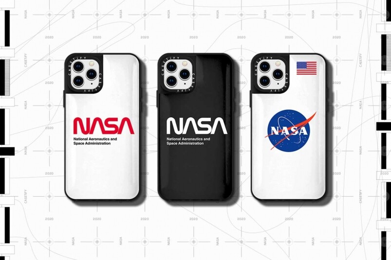 最新的CASETiFY x NASA iPhone手機殼加入了近期推出的軟膠發泡手機殼 (Puffy Case)選擇，特
