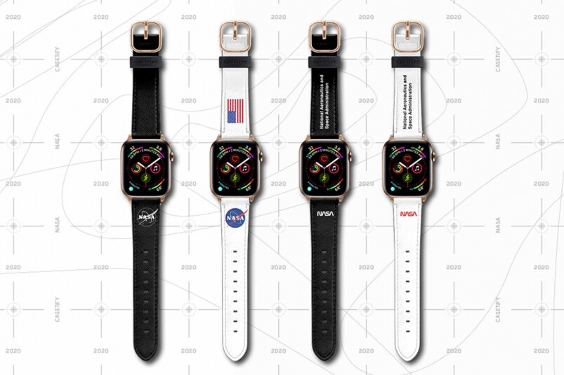 除了iPhone機殼之外，也有一系列NASA Apple Watch錶帶登場，大愛！