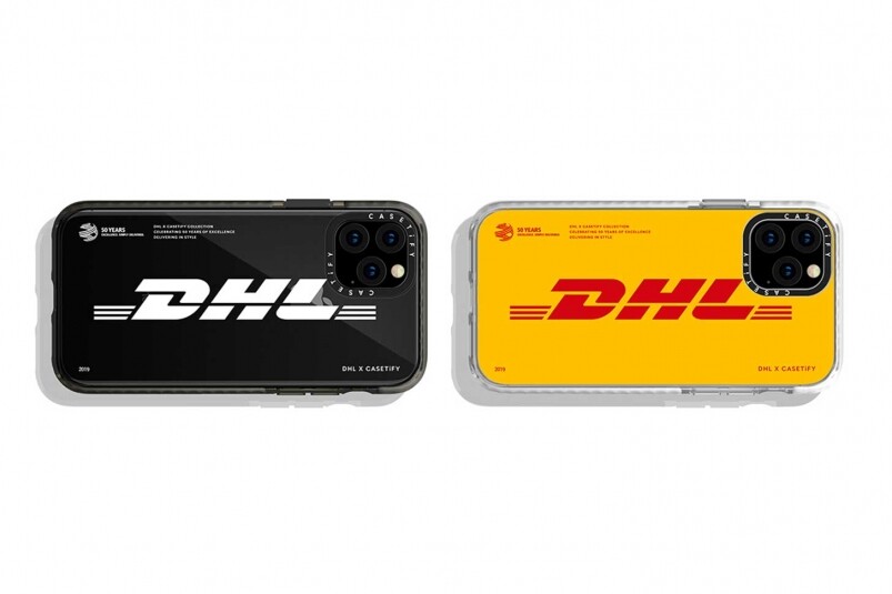 而2019年現代DHL的版本手機殼剛簡約得多，但是其DHL的字樣卻極之搶眼！