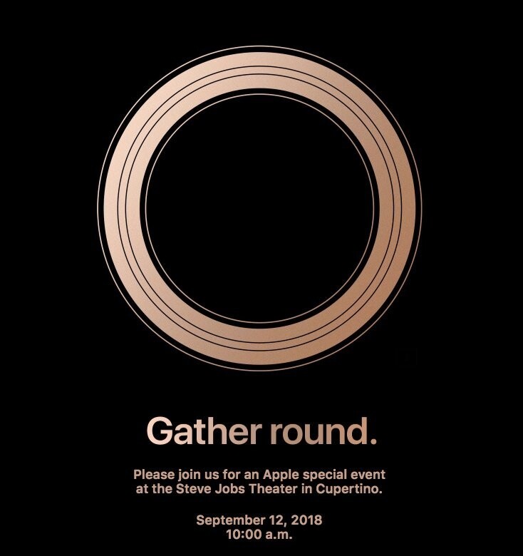 apple iphone 2018 invitation