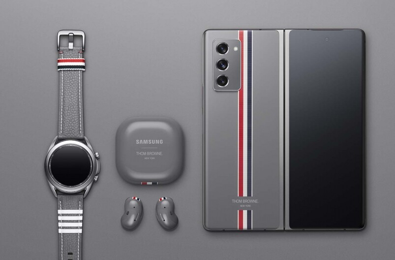Samsung與Thom Browne再次聯手合作推出Galaxy Z Fold2 Thom Browne特別版，隨盒更有Thom Browne標誌性
