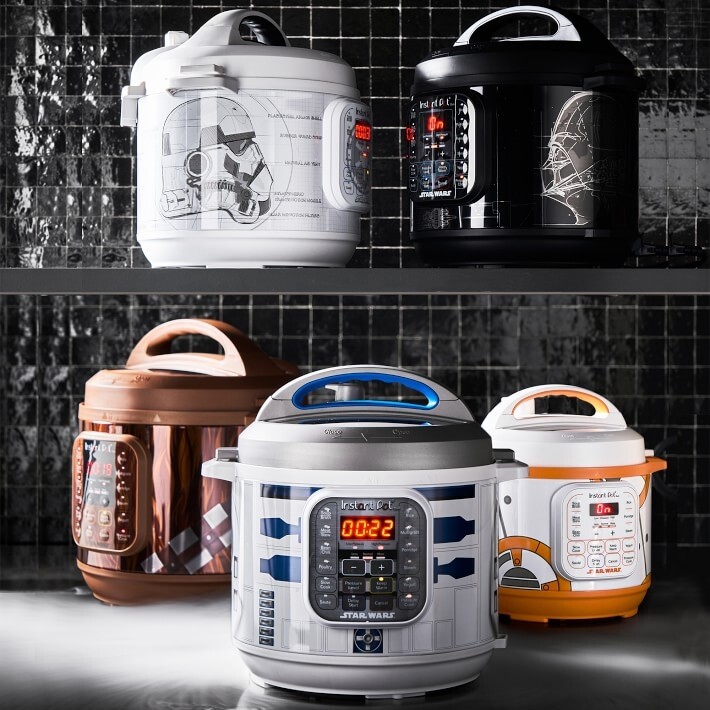 美國的WILLIAMS SONOMA一口氣推出五款Star Wars角色主題的壓力煲，當中有R2-D2、Darth