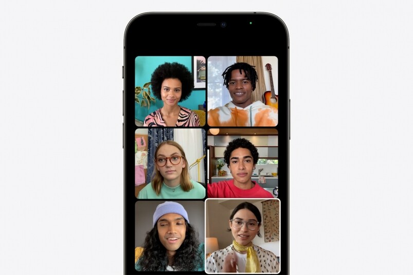 同時間,連Facetime都支援更自然的spatial audio,聲音來自不同朋友icon的角落,更會會自 同時間,連Facetime都支援更自然的spatial audio,聲音來自不同朋友icon的角落,更會會自