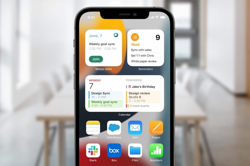 Home Screen亦會因應不同的模式,從而同時改變成工作專用的Widgets畫面,這設定甚 Home Screen亦會因應不同的模式,從而同時改變成工作專用的Widgets畫面,這設定甚