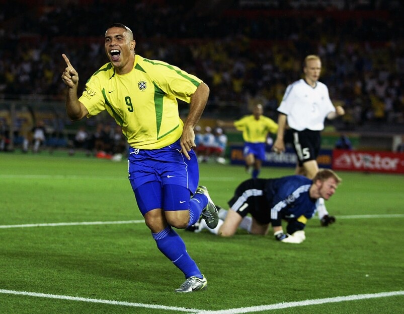2002世界盃決賽 德國 vs 巴西2002世界盃是巴西第五次奪得世界冠軍，之後都