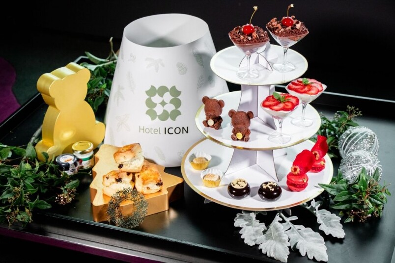 Hotel ICON除了它的榴槤下午茶相當受歡迎之外,今個聖誕酒店更與比利時皇 Hotel ICON除了它的榴槤下午茶相當受歡迎之外,今個聖誕酒店更與比利時皇
