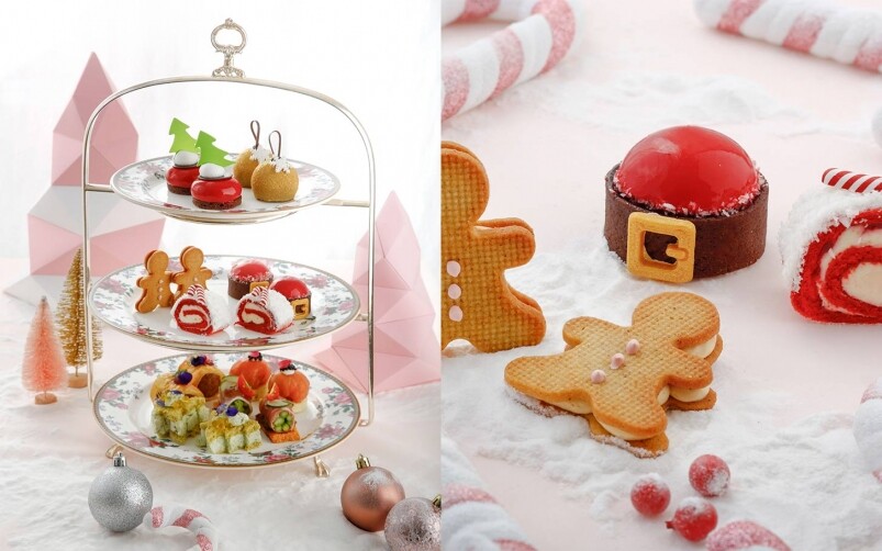 廷廊今個聖誕推出「聖誕糖果世界」下午茶外賣，包括聖誕美點如傳統開胃