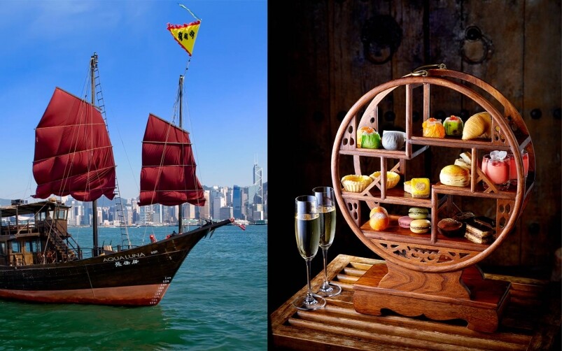 Dim Sum Library最近推出「海上下午茶之旅」（HK$798，兩位用），除了可盡嚐多款美味的特