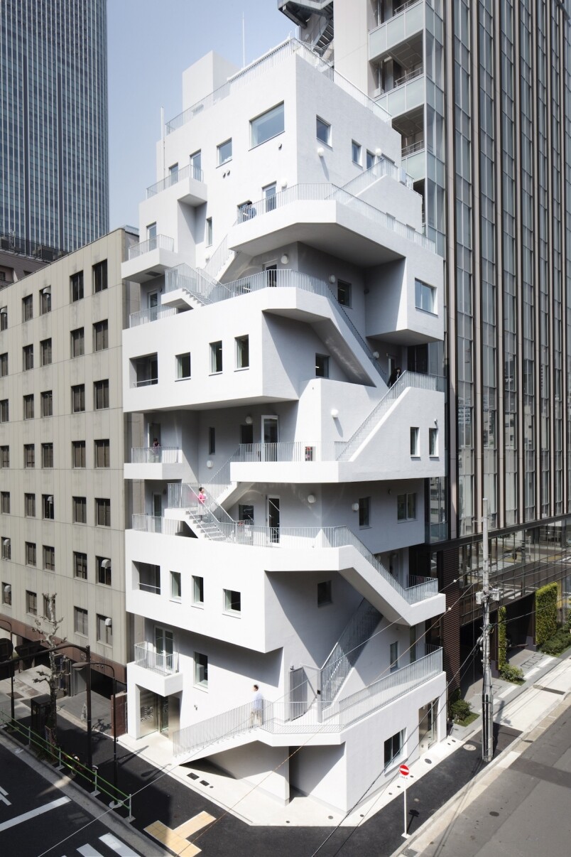 這幢荒川ビル（Arakawa Building）由NIKKEN SEKKEI這家公司設計，早於2018 已經奪得Good Design Award / Best 100，而於