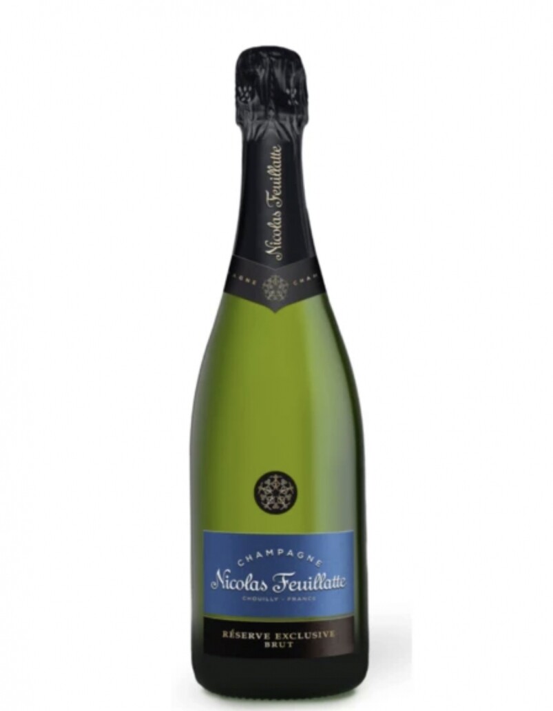 Nicolas Feuillatte Champagne Réserve Exclusive Brut$350混合20% Chardonnay、40% Pinot Noir及40% Meunier釀製，氣泡細滑，啤梨及杏脯的