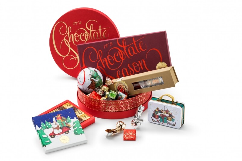 若果想一次過嚐試所有味道和品種的巧克力，可以選擇Venchi的聖誕禮籃系