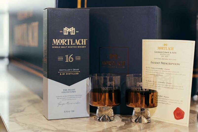Mortlach亦與TOM DIXON合作，推出特別版的酒杯，用來品酒風格更是一絕！